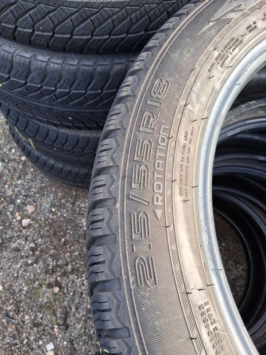 215 55 18 NOKIAN  4броя зимни дот 2021г