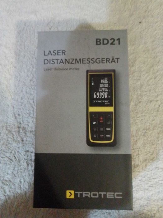 Акумулаторна лазерна ролетка TROTEC BD21, 70 м