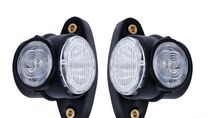 Комплект от 2бр led лед габарити светлини тип рогче за камион ремарке