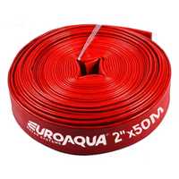 Furtun refulare tip pompieri PREMIUM PVC, 2 toli, 50m-EUROAQUA