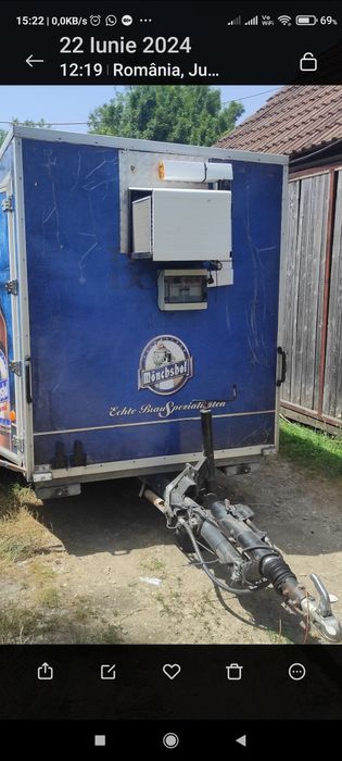 Închiriez remorci frigorifice și dozator de bere