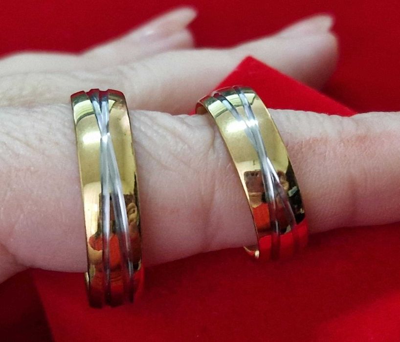 GPR16, 2 verighete placate aur 14k, model clasic, marimi diverse