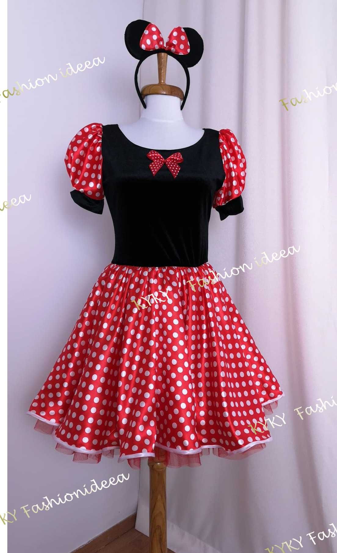 Costum Minnie mouse ,rochie costum animatori ,recuzita foto