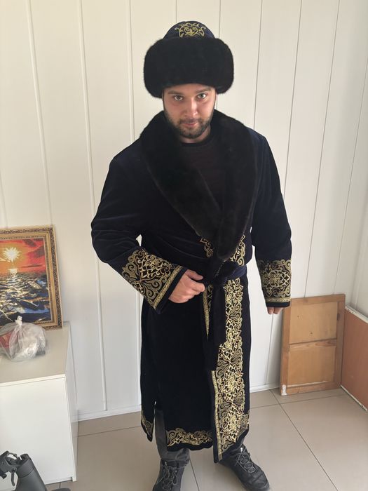 Продам норка , чапан синий цвет и серый