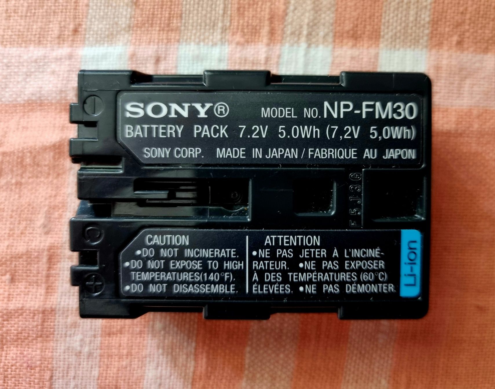 Baterie camera video Sony