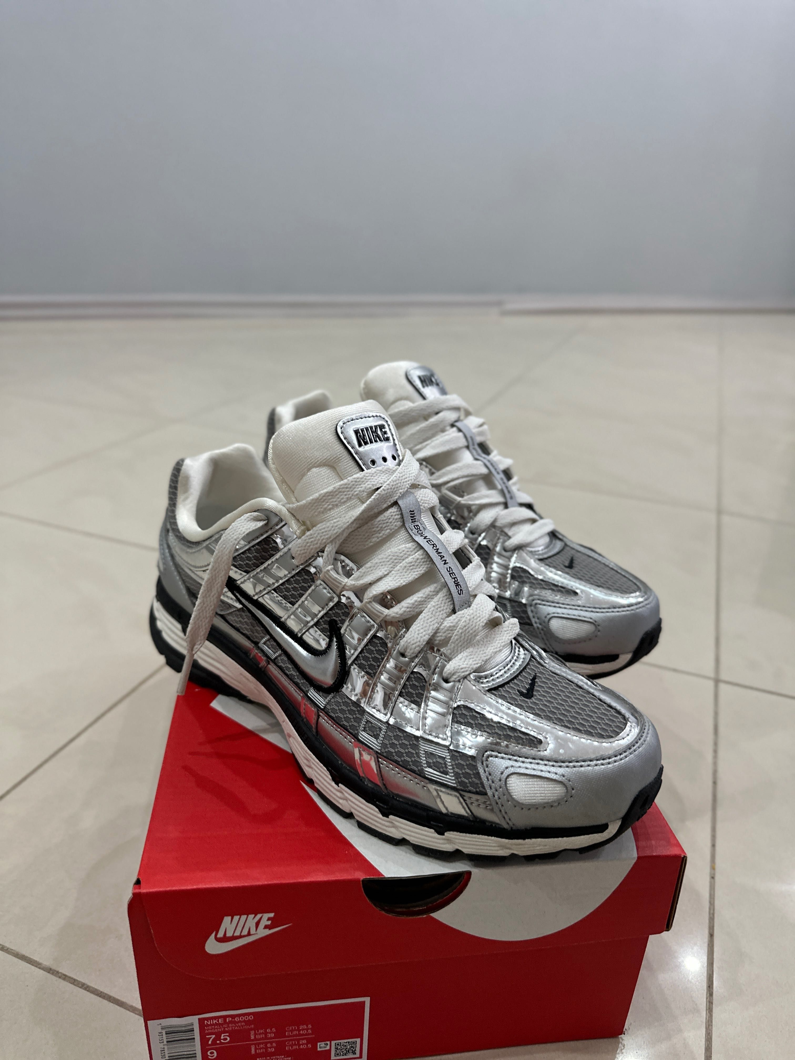 NIKE P-6000 Metallic Silver