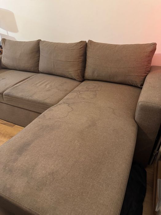 Разтегателен диван с място да съхранение