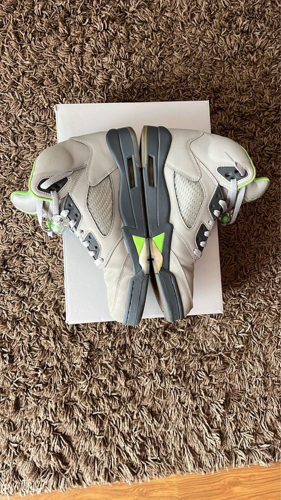 Jordan 5 green been