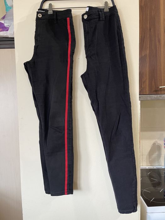 Лот дамски черни панталони Bershka