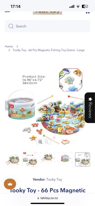 Tooky toy магнитна  игра на риболов