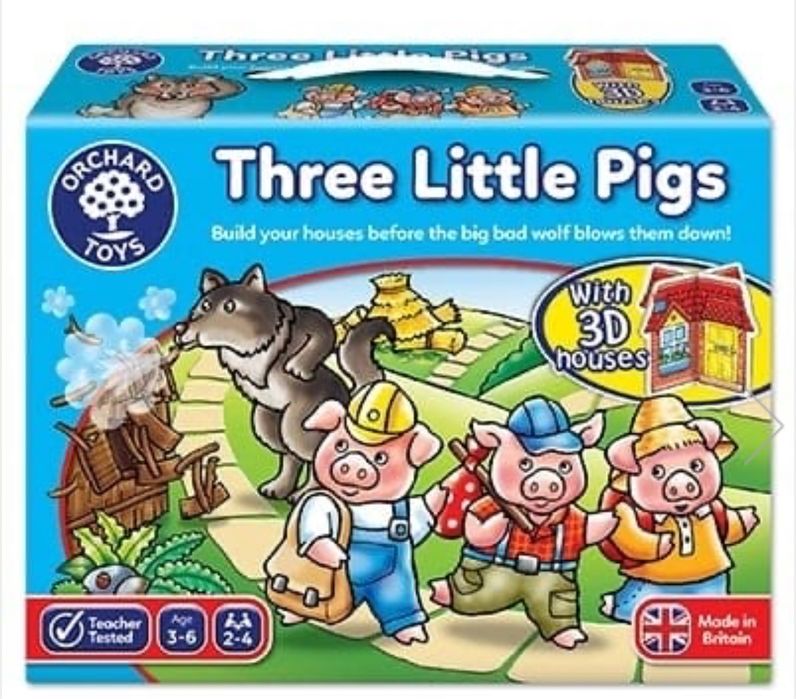 Joc de societate Three Little Pigs, Orchard Toys