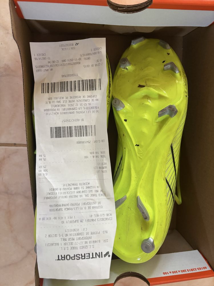 Ghete de fotbal Nike ZM SUPERFLY 10 ACADEMY fg/mg