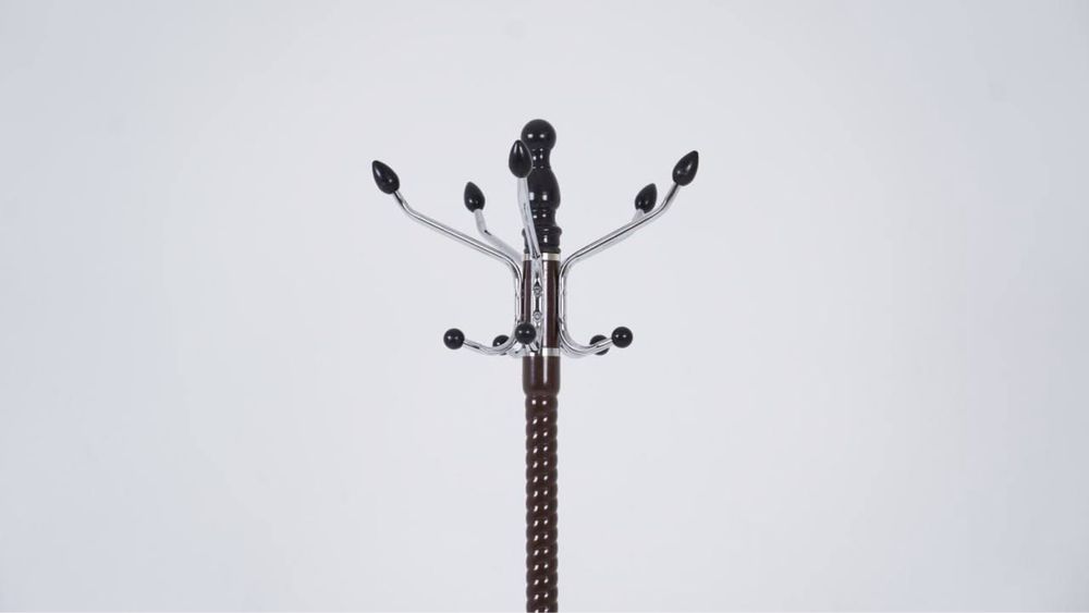 Напольная вешалка для одежды — усиленная металлическая, два цвета