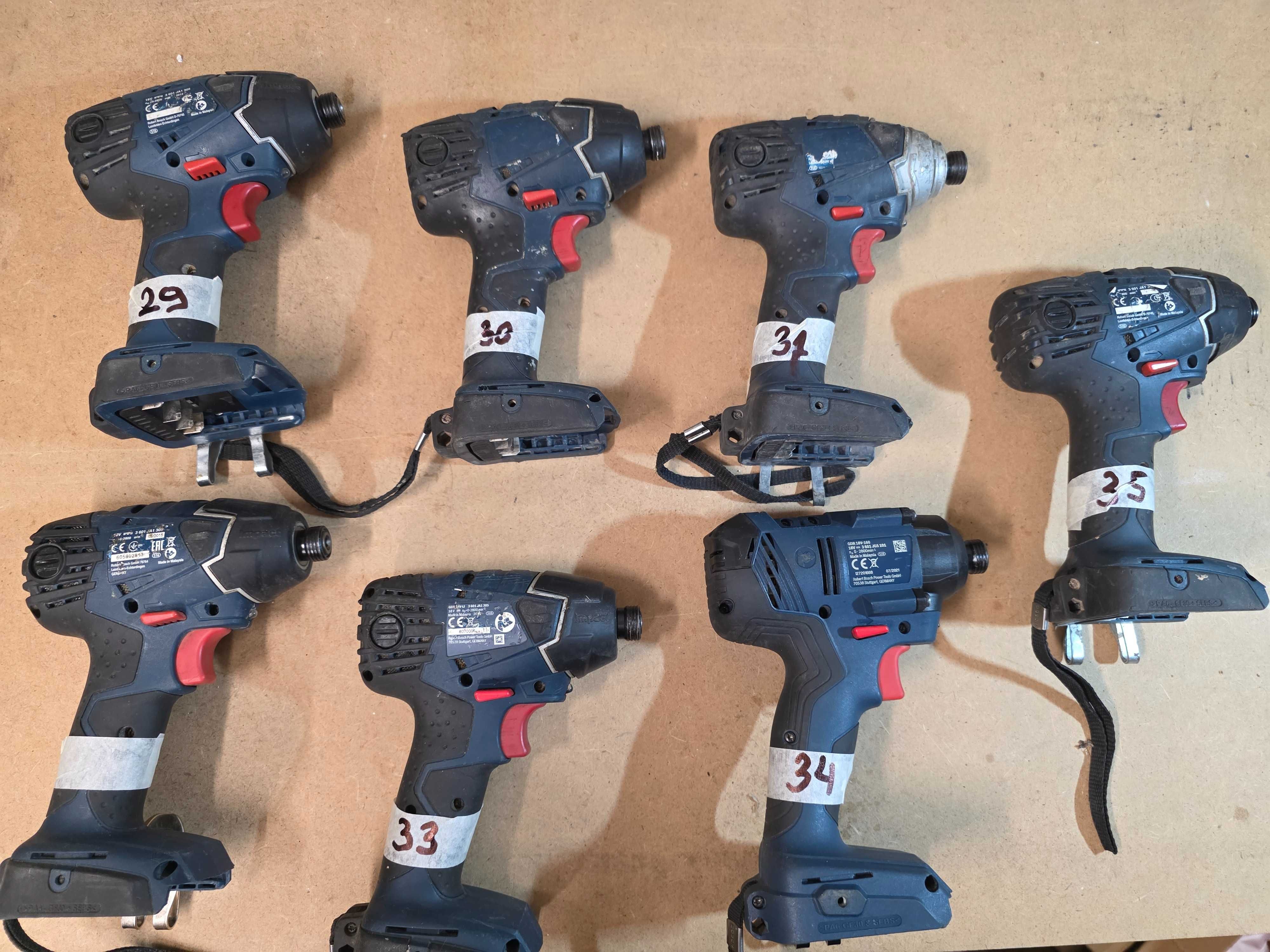 Безчетков импакт, винтоверт, гайковерт Bosch GDR, GSB, GDX 18V