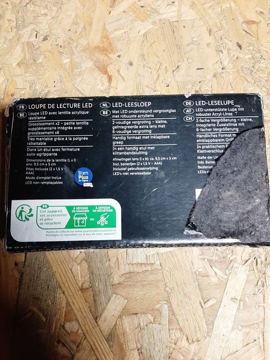 Lupa citit lectura cu lumina PARKSIDE- 5 lei transportul