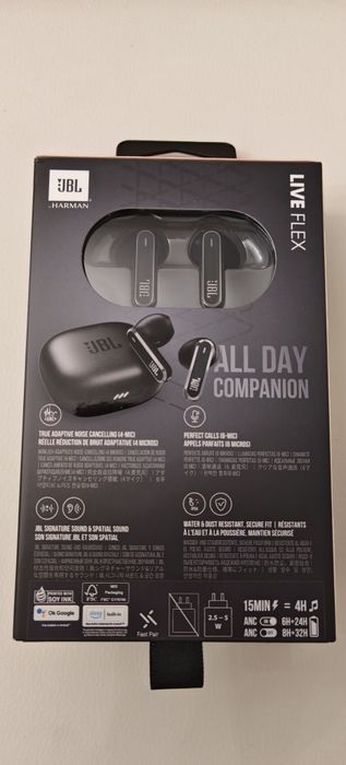 Casti JBL Live Flex, True wireless, Bluetooth, In-ear