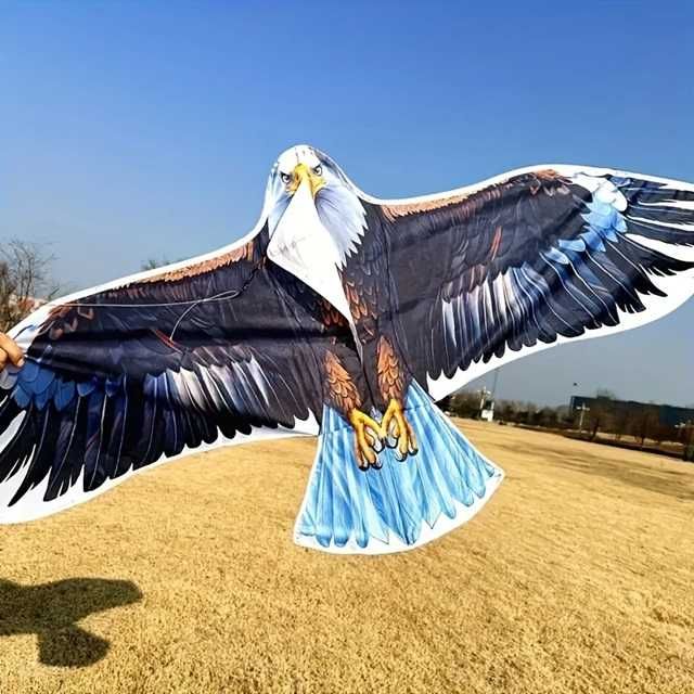 Хвърчило птица Орел 1,6м,1,8м, 50 м въже, подарък спорт на открито