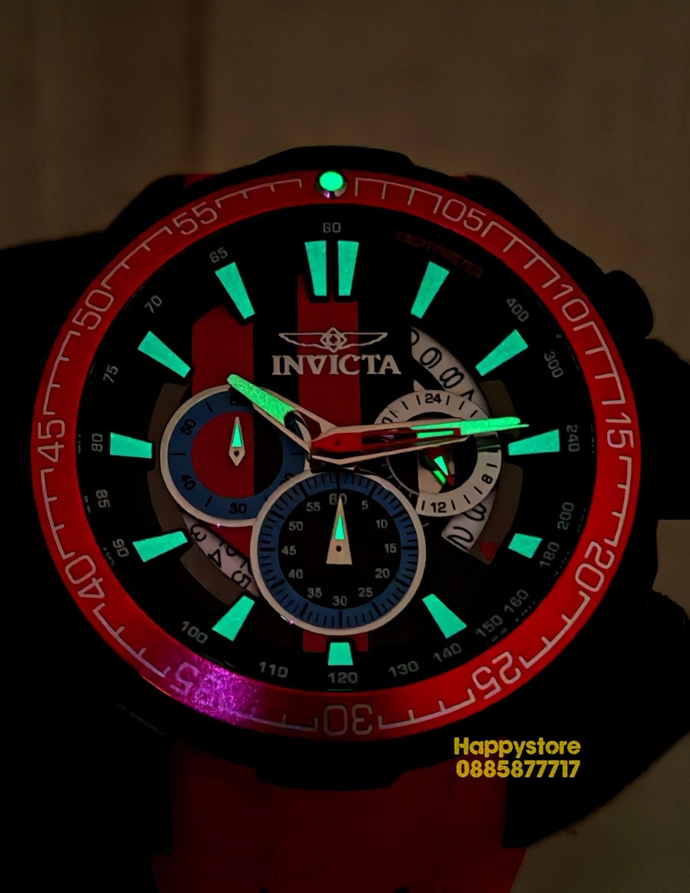 INVICTA Racing Red 50 mm, Инвикта нов ръчен часовник