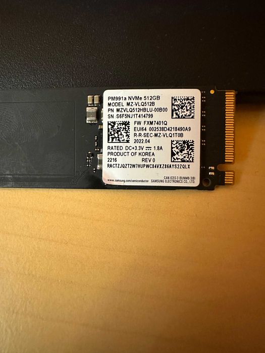 WOW Memorie Samsung Laptop 512GB PCIe NVMe Gen3 x4 M.2 2280 SSD NOUA!!