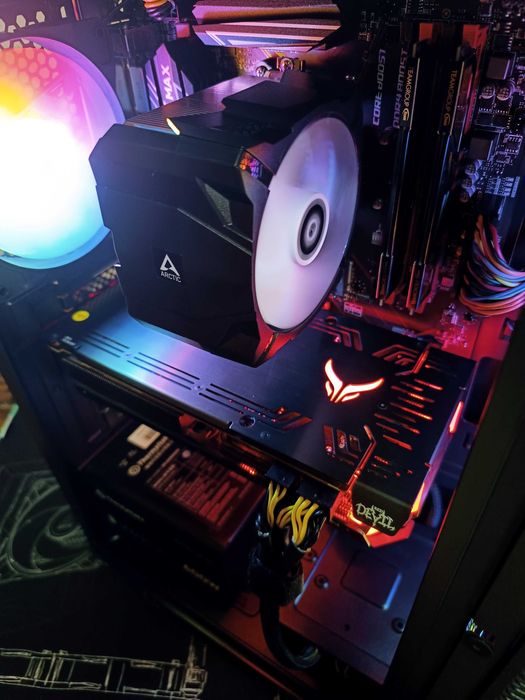 NEW Gaming PC Ryzen 7 5700X, RX 6600XT 16GB RAM, 512GB SSD - Гаранция