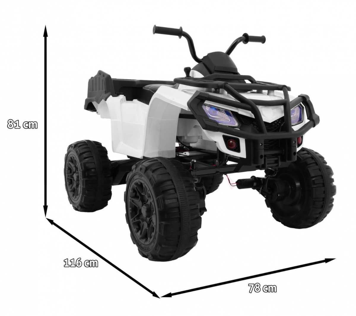 Детски Амукумулаторен Quad All-terrain, 180W, 12V/10Ah, EVA гуми, LED