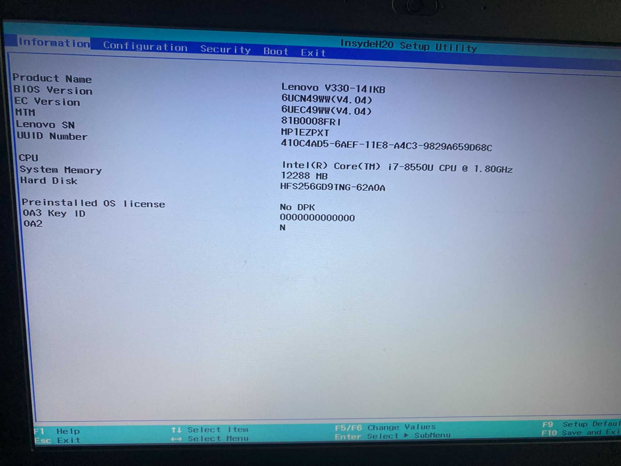 Lenovo V330 141KB