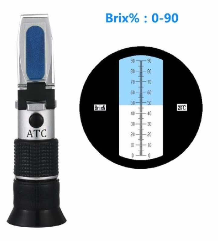 Рефрактометър за захарност, BRIX 0-90%, ATC 0°C - 40°C