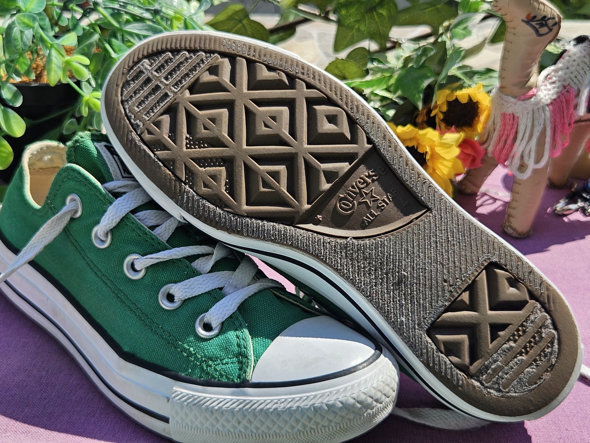 Converse кецове в зелено N36
