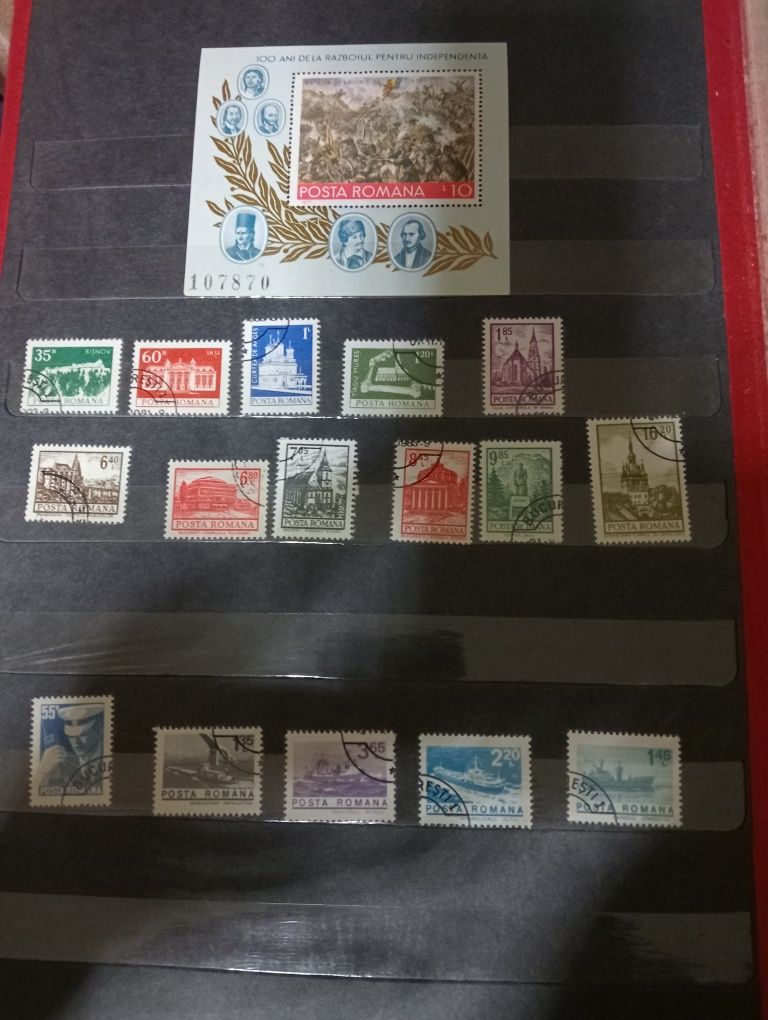 Vând clasoare timbre