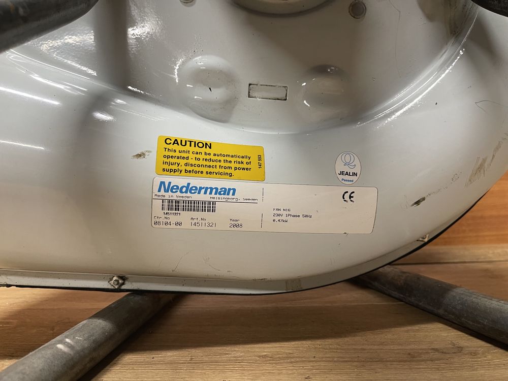 Ventilator exhaustor Nederman Fan N16