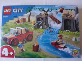 Set Lego 60301 Masina de teren ptr. salvarea animalelor salbatice, nou