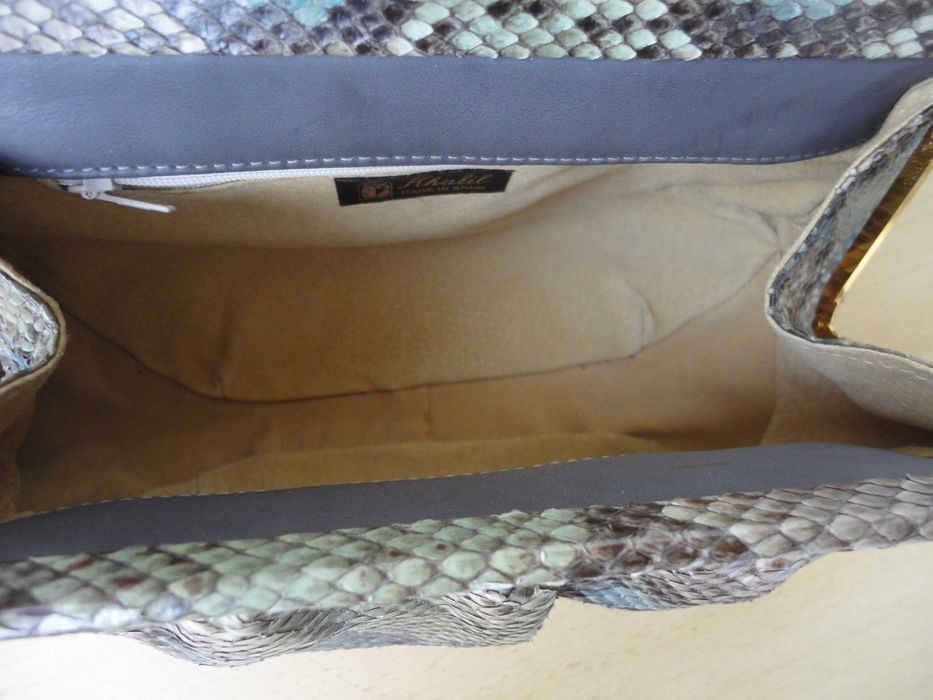 100% змийска кожа/испанска чанта