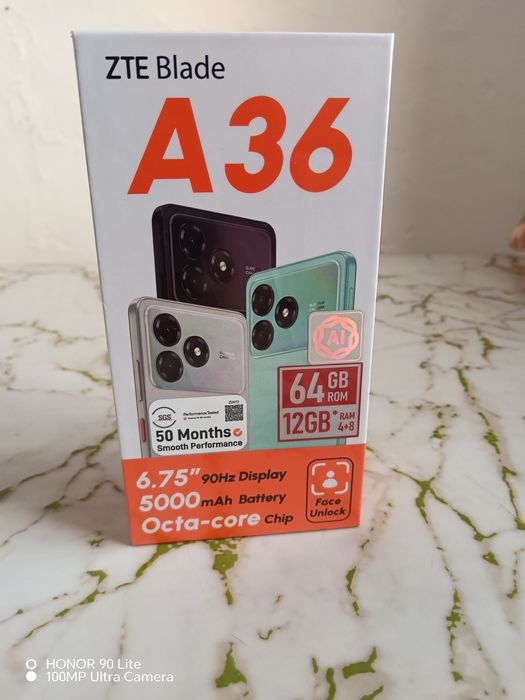 Продам телефон новый ZTE Blade A36