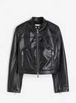 Кожено яке H&M XS размер