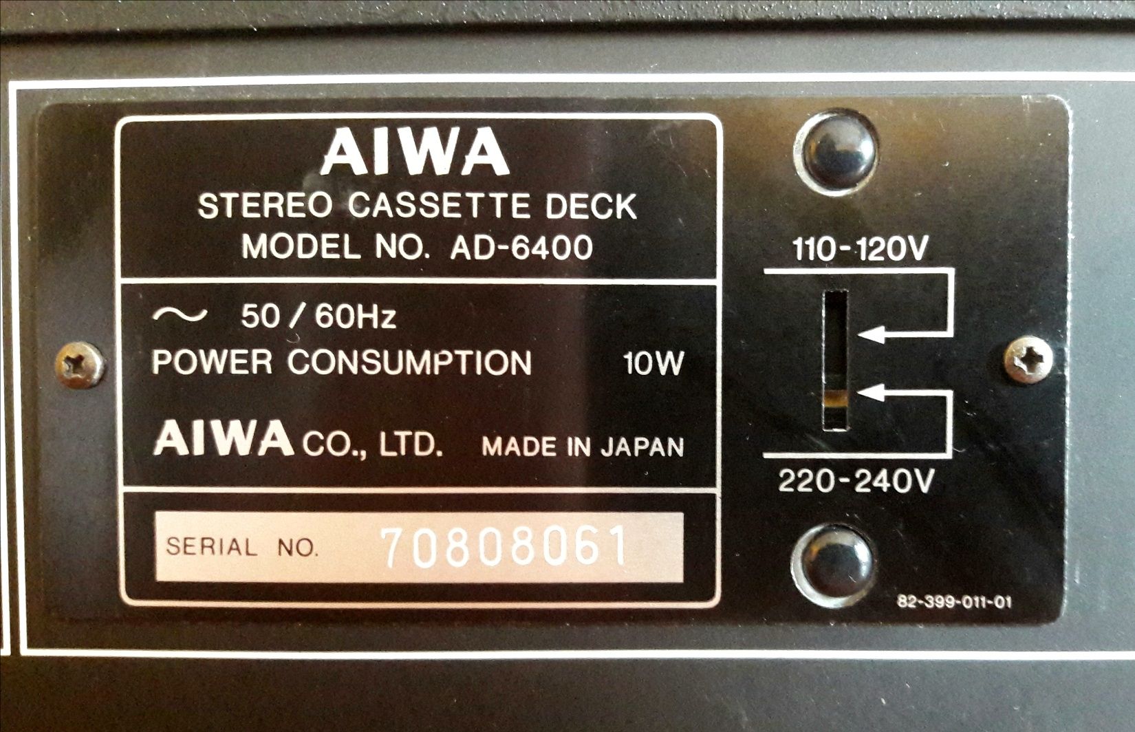 Кассетная дека AIWA AD-6400