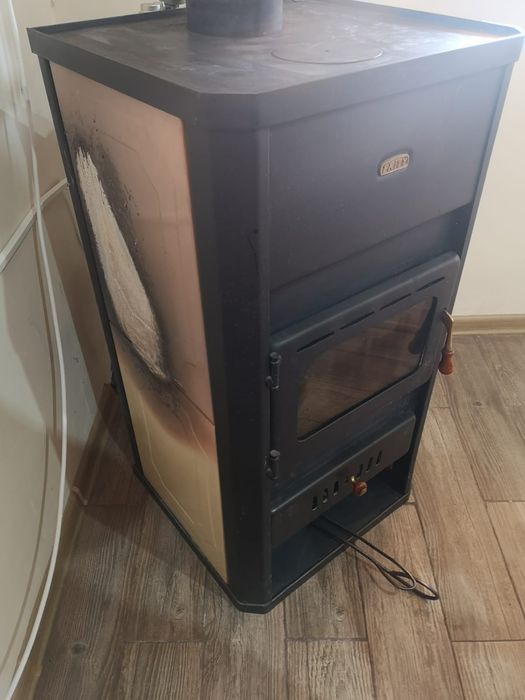 Камина с водна риза+боилер разширителен съд и лира за баня