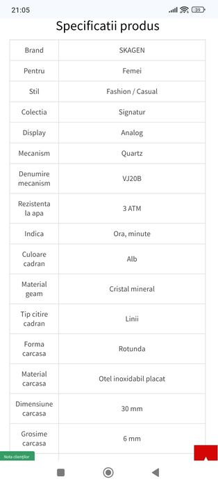 Ceas dama Skagen Signatur SKW2838
Brand: SKAGEN