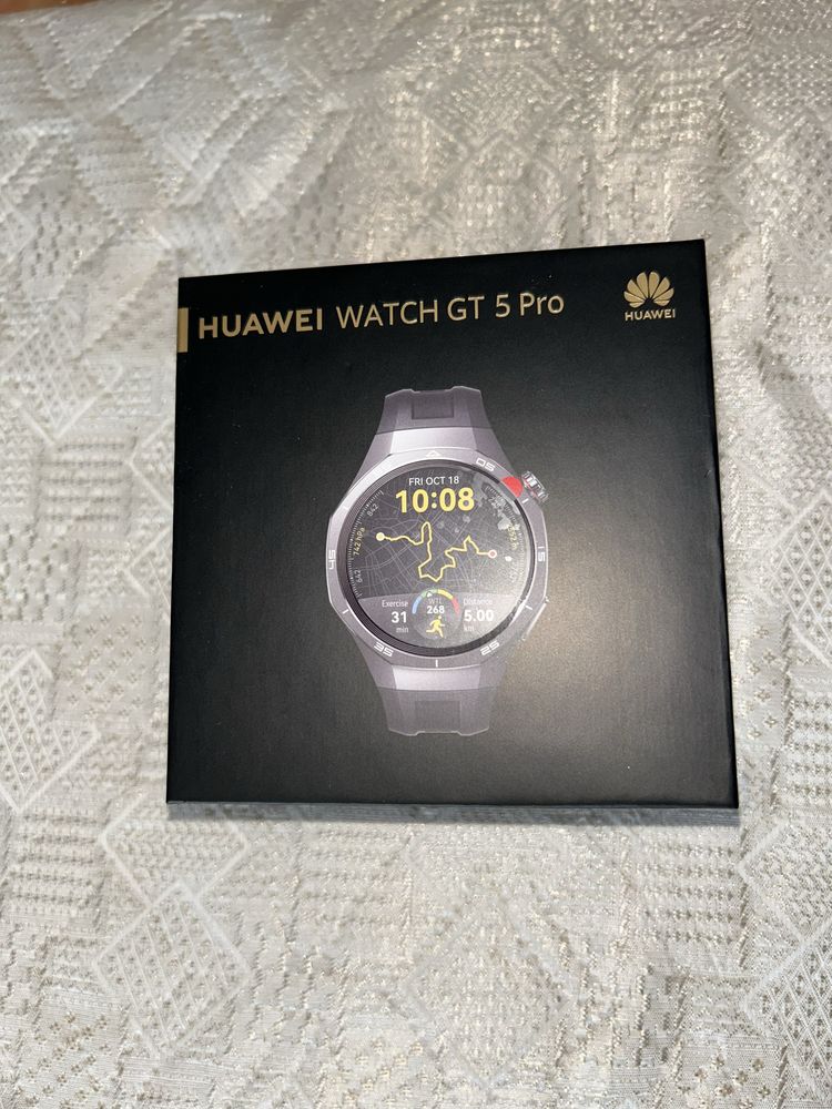 Huawei watch gt 5 pro + 1 година гаранция!