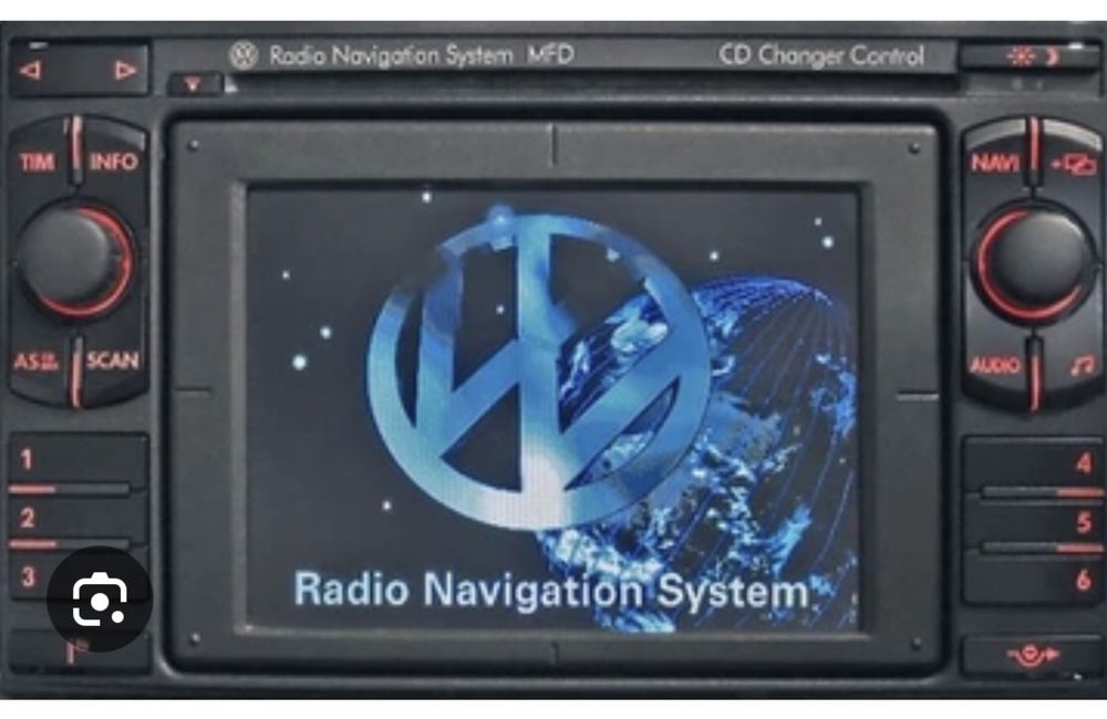 оригинална радио навигация VW MFD