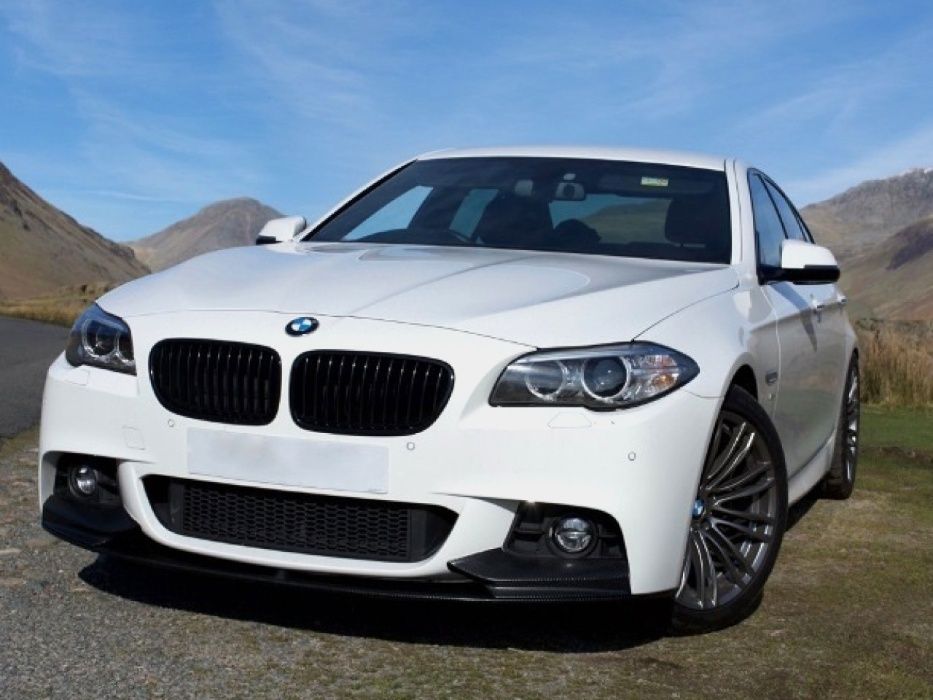 Prelungire lip bara fata BMW F10/ F11 M-Performance negru lucios