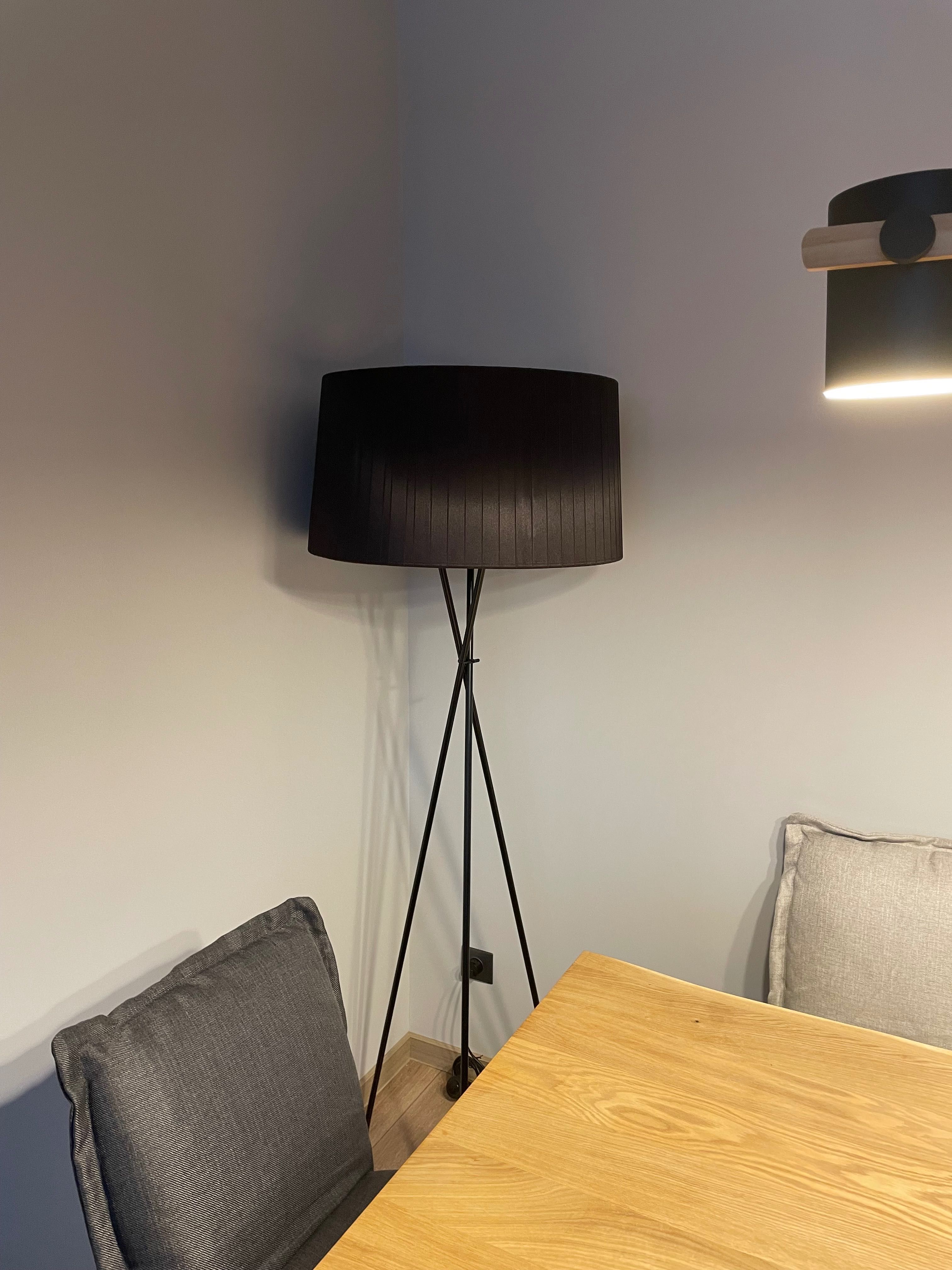 НОВА Wolfram studio стояща лампа, H 180 см, D 65 см, цвят тъмнокафяво