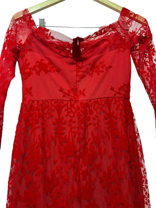 Rochie lungă roșie, mărimea M - nouă cu etichetă, fără defecte