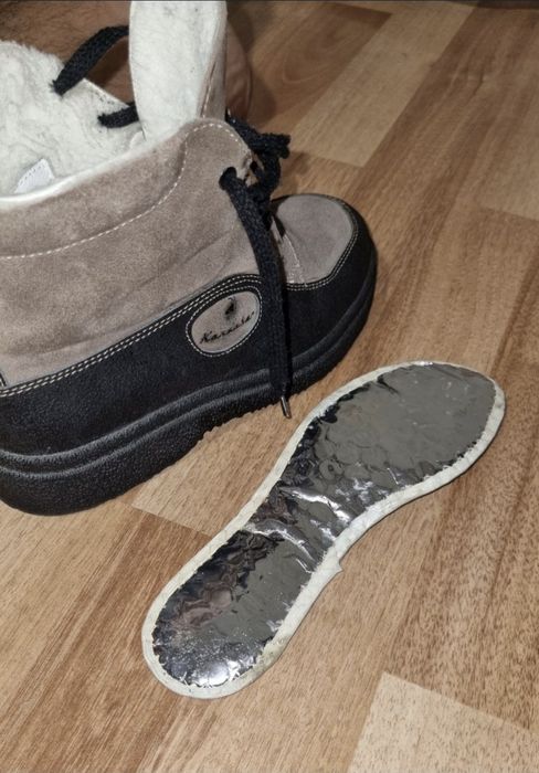 Pantofi lux / Ghete Kandahar Oslo Brown, Elveția, Piele, Lână - 36