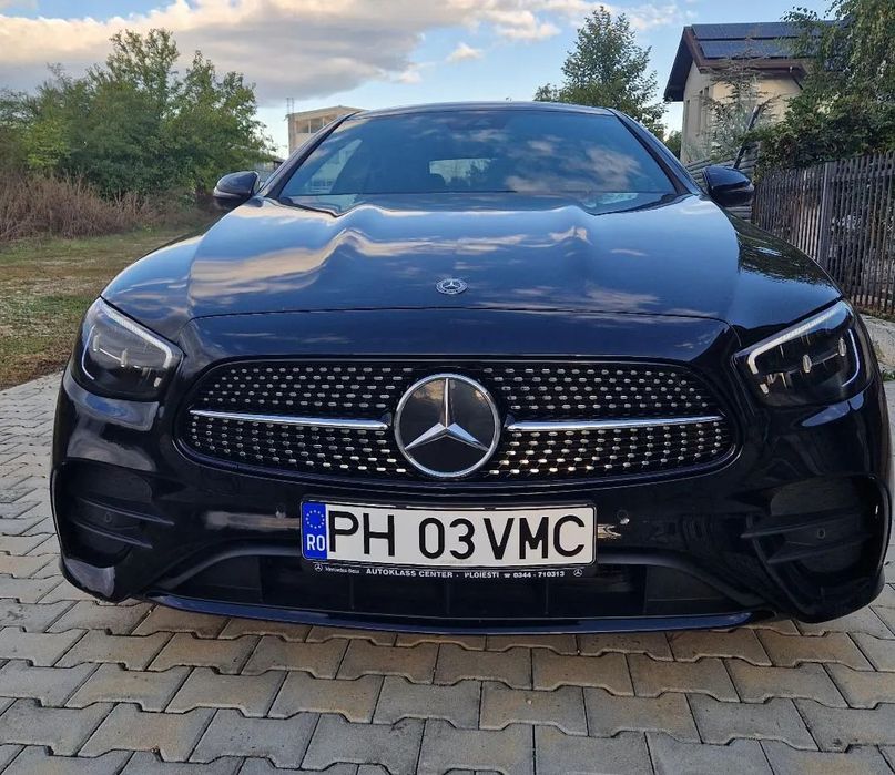 Mercedes-Benz E masina este inmatriculata pe firma. se emite factura. tva deductibil.