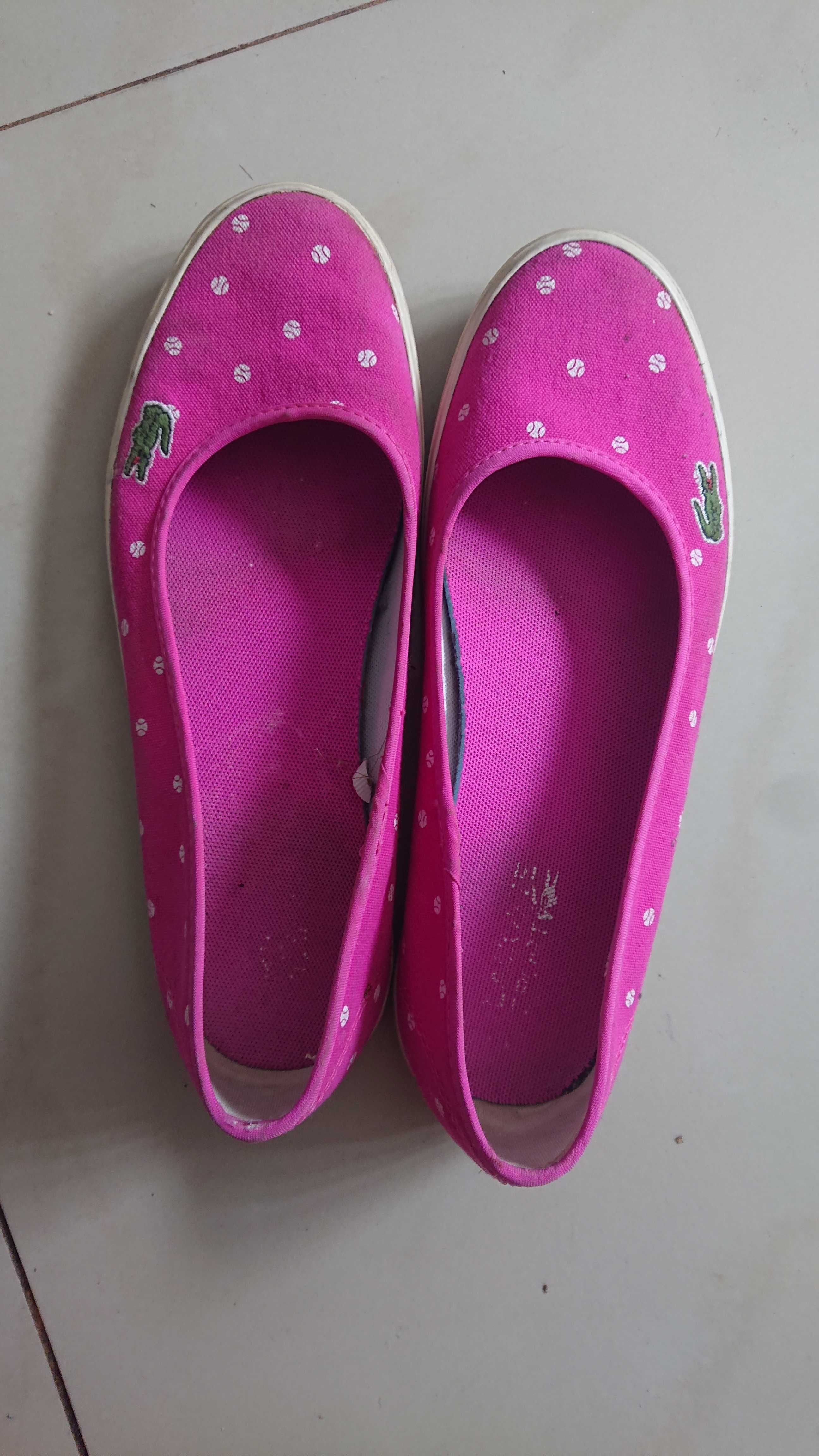 Lacoste обувки розови