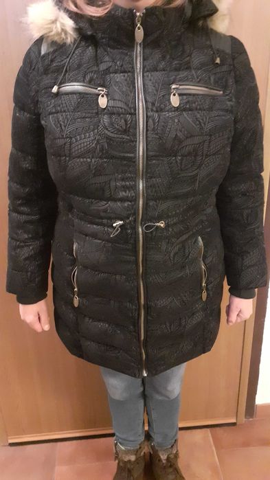 яке дамско зимно черно Короши Дизайн Испания Koroshi