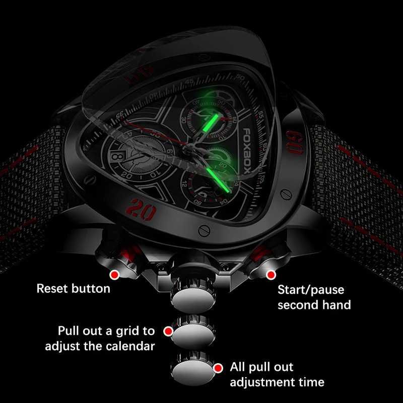 Мъжки часовник LIGE Luxury Sport Watch, Кварцов, Водоустойчив