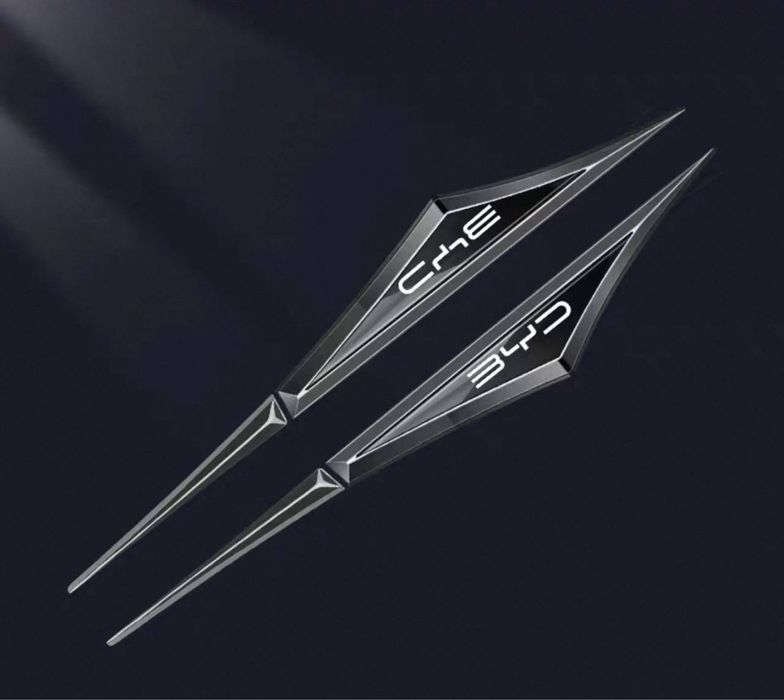 Декоративные накладки на автомобиль с логотипом BYD