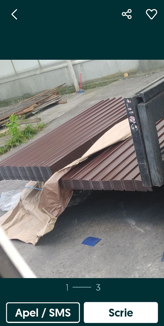 Tabla cutata si  teva