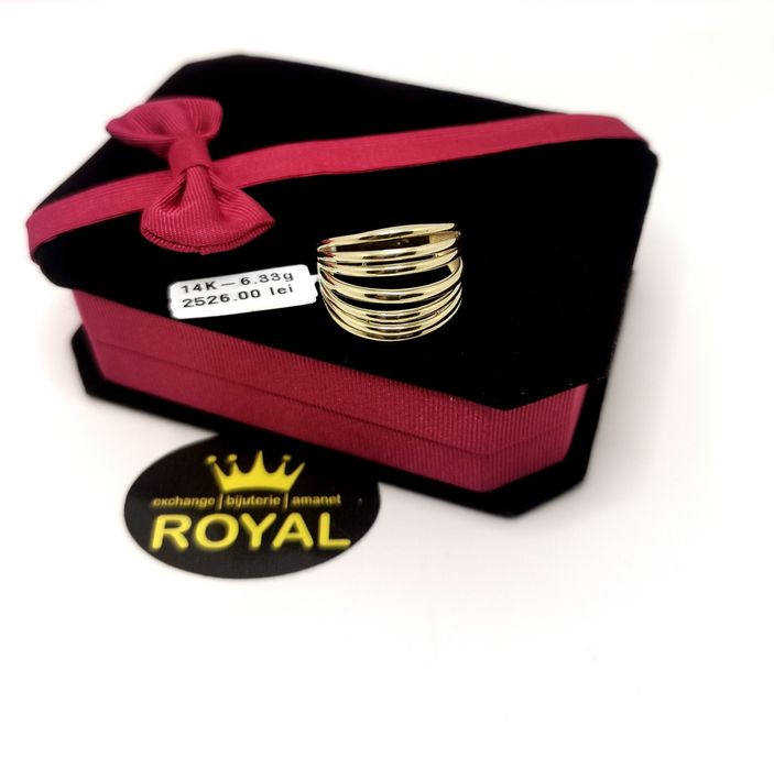 Bijuteria Royal inel din aur 14k 6.33 gr